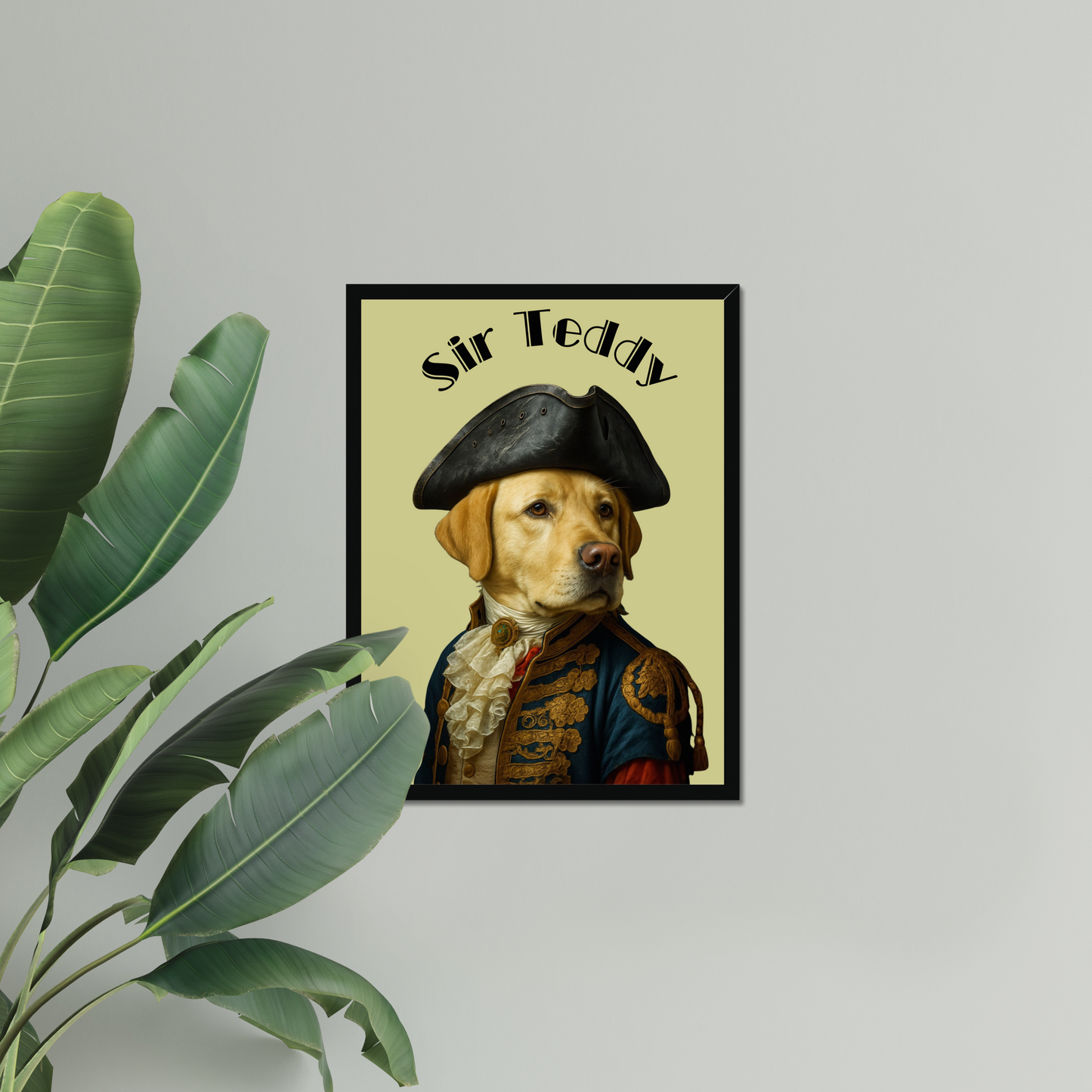 Custom Royal Pet Portrait – Renaissance Style