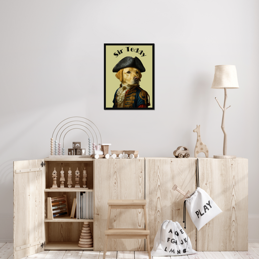 Custom Royal Pet Portrait – Renaissance Style